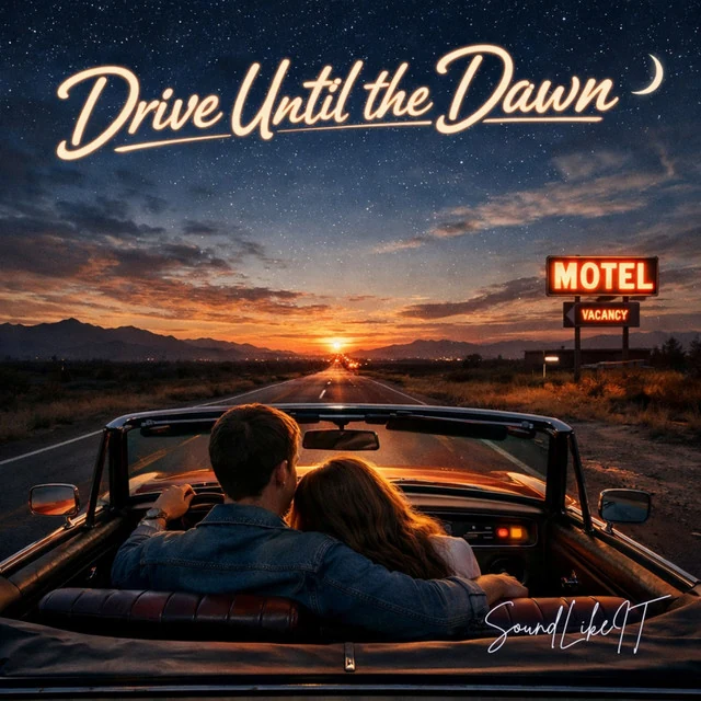 Official single cover: Drive Until the Dawn by SoundLikeIT