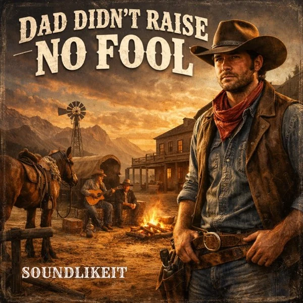 Official single cover: Dad Didn’t Raise No Fool by SoundLikeIT