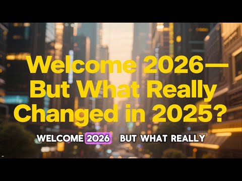 Welcome 2026 - But What Really Changed in 2025